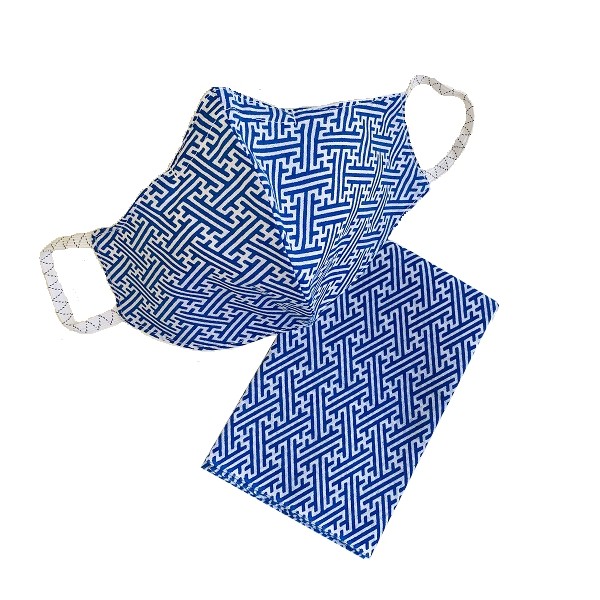 Mund-Nasen-Schutz 青い - BLAU